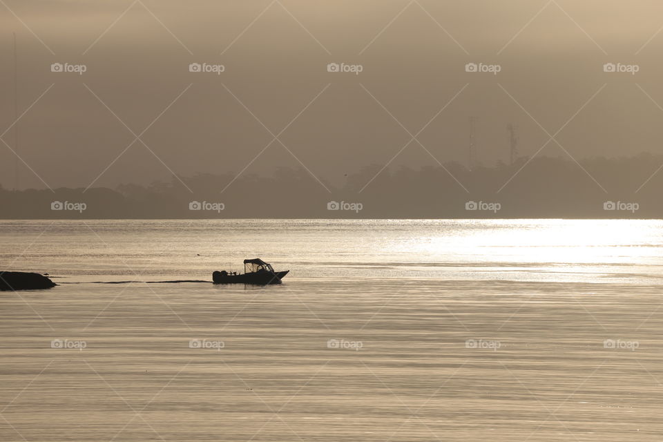 Boat o. Sunrise 