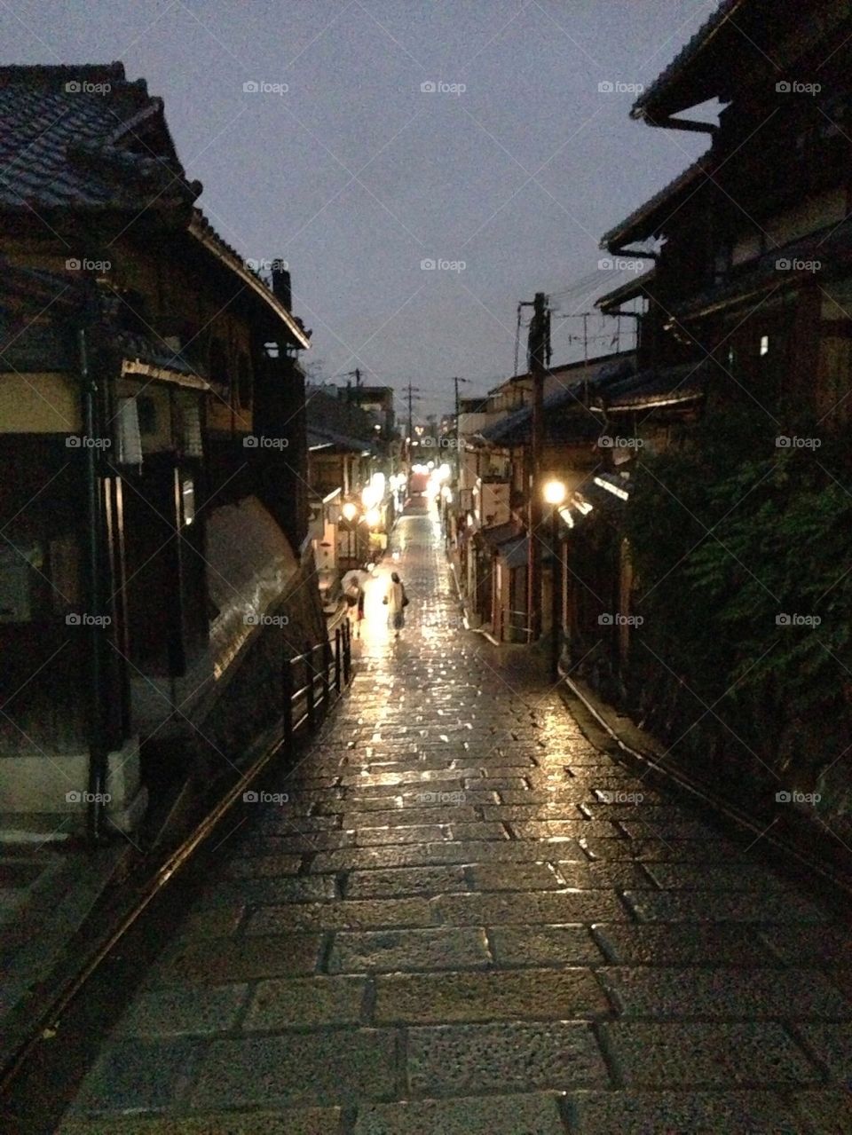 Late night in Kyoto
