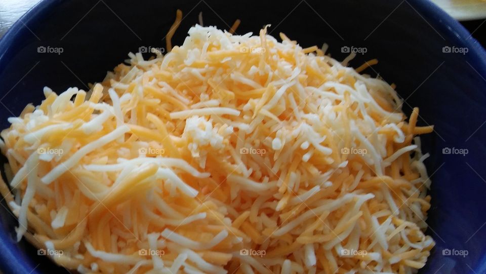 Shedded Mix Cheese. Cheddar and Monterey Jack