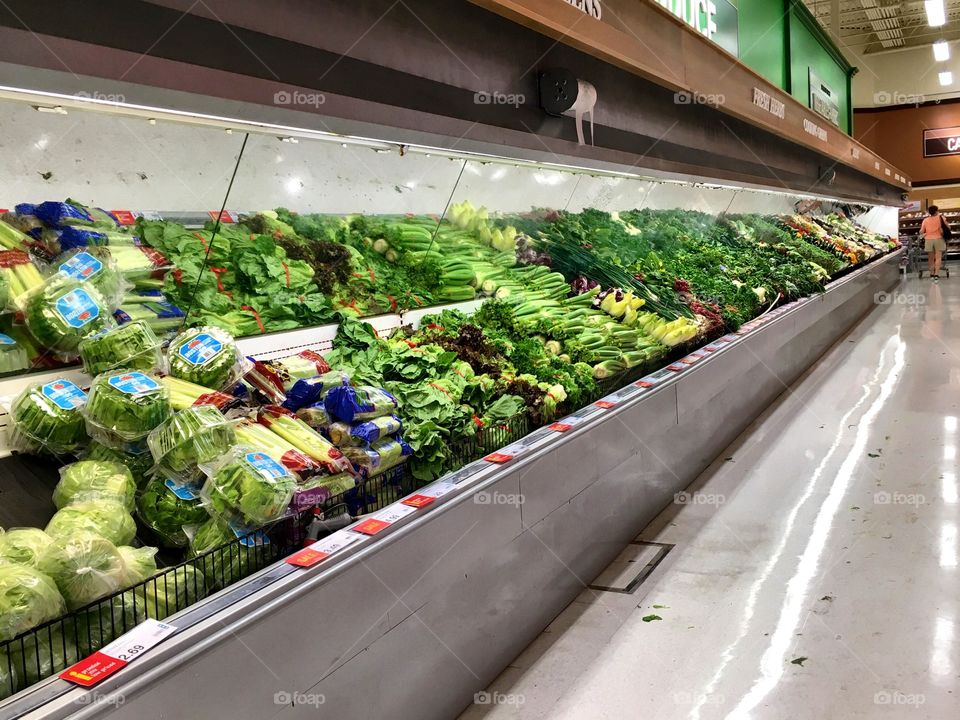 Wall of veggies 