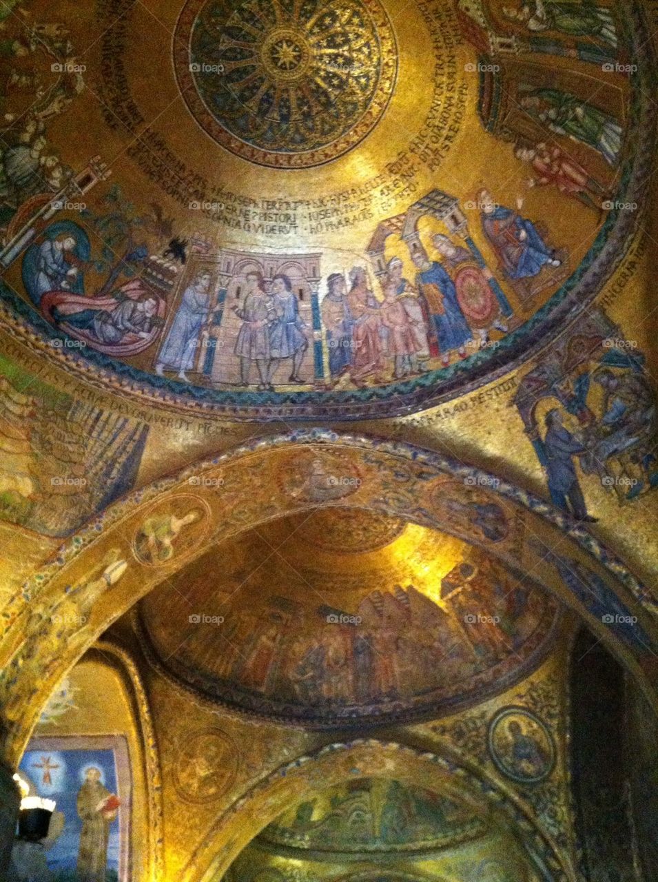 Mosaic Ceiling in a Church