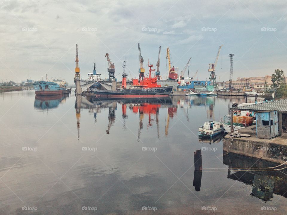 Порт. Санкт-Петербург.