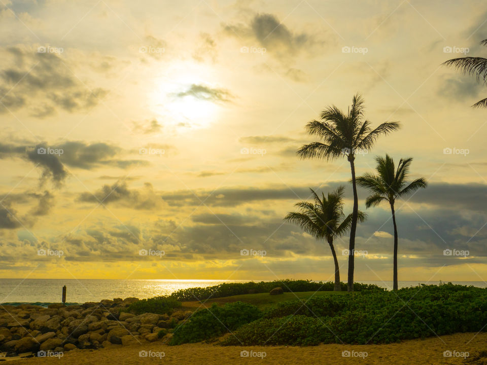 Ko Olina silhouette, oahu Hawai‘i 