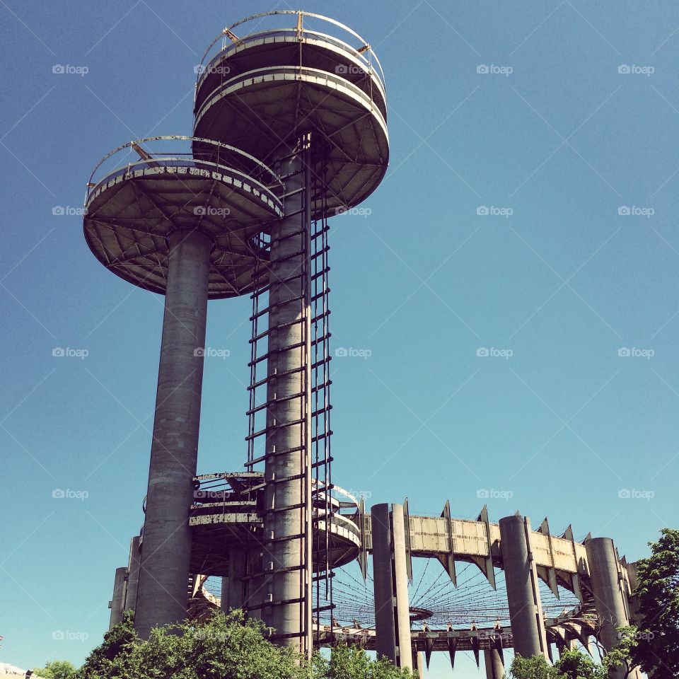 NY World's Fair pavilion . Flushing Meadow Queens 