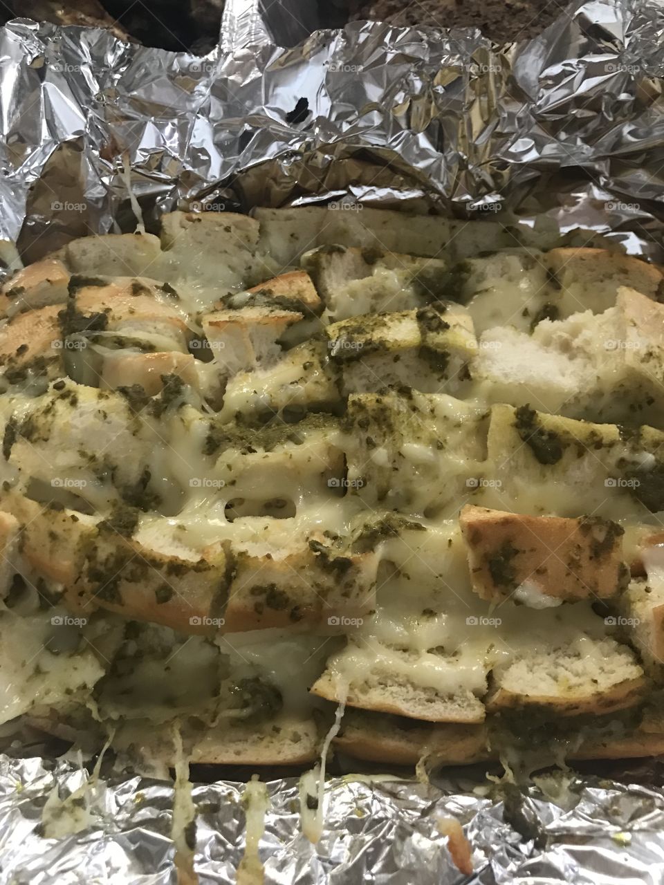 French bread mozzarella garlic butter 