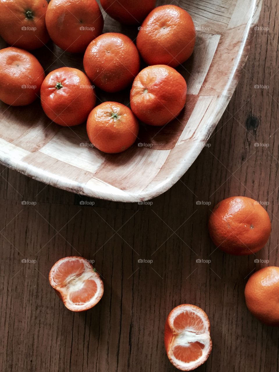 Fresh tangerines 