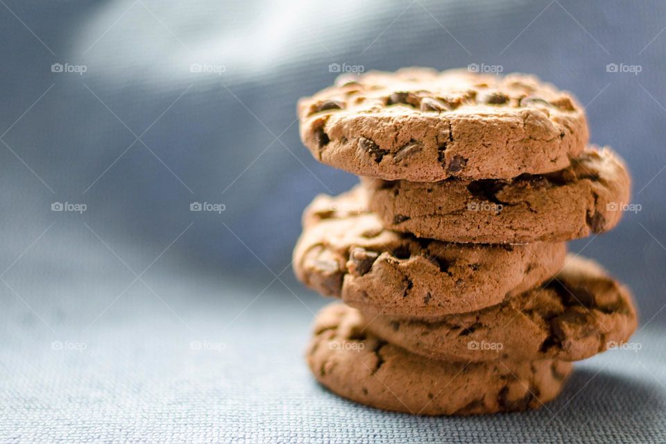 Cookies with chocolate