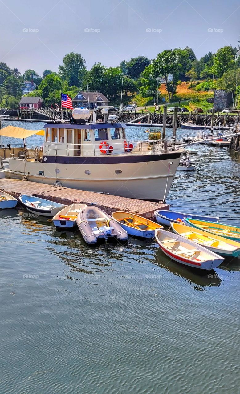 dinghies and boats