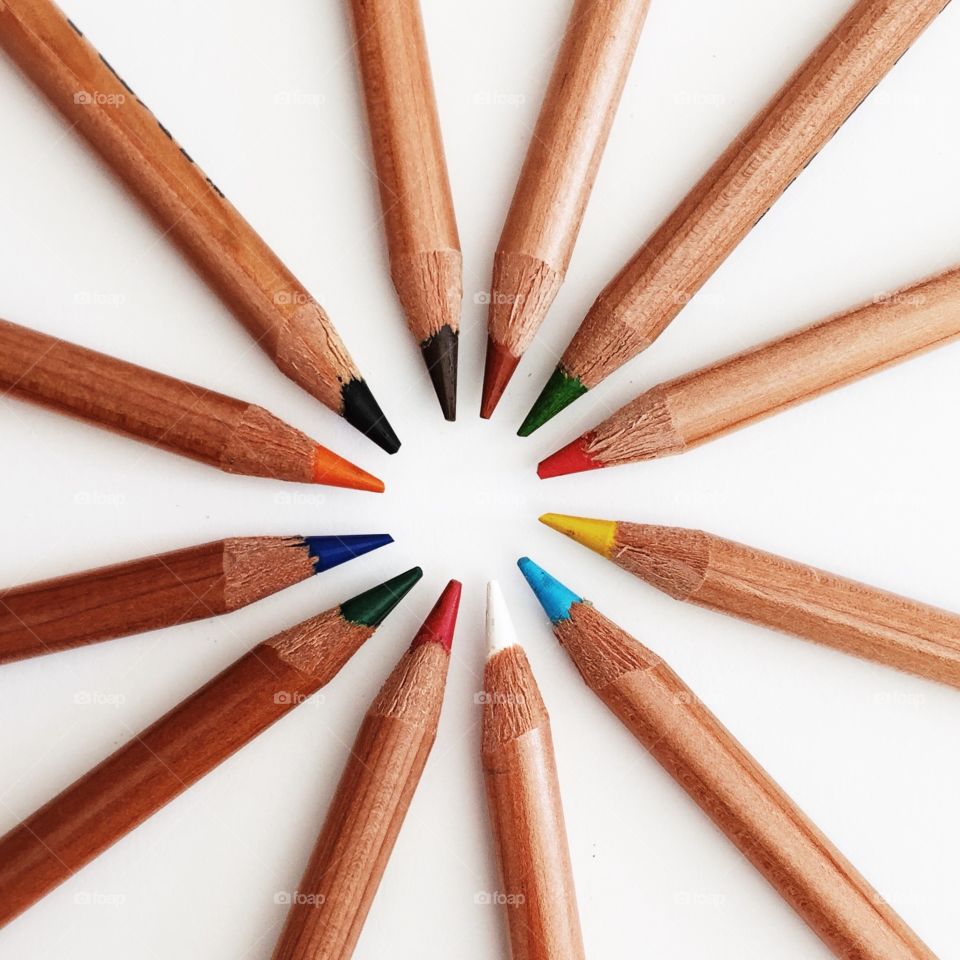 Colorful pencils 