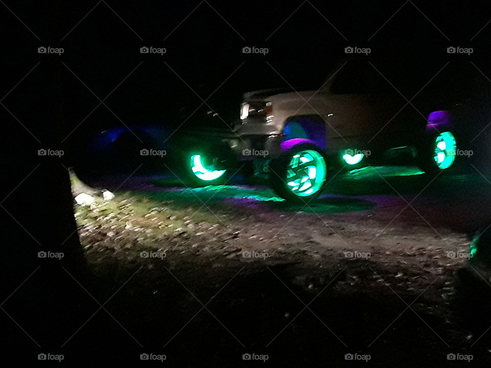 rims with lights