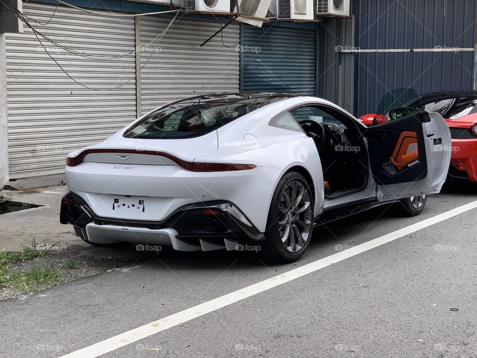 Aston Martin back view