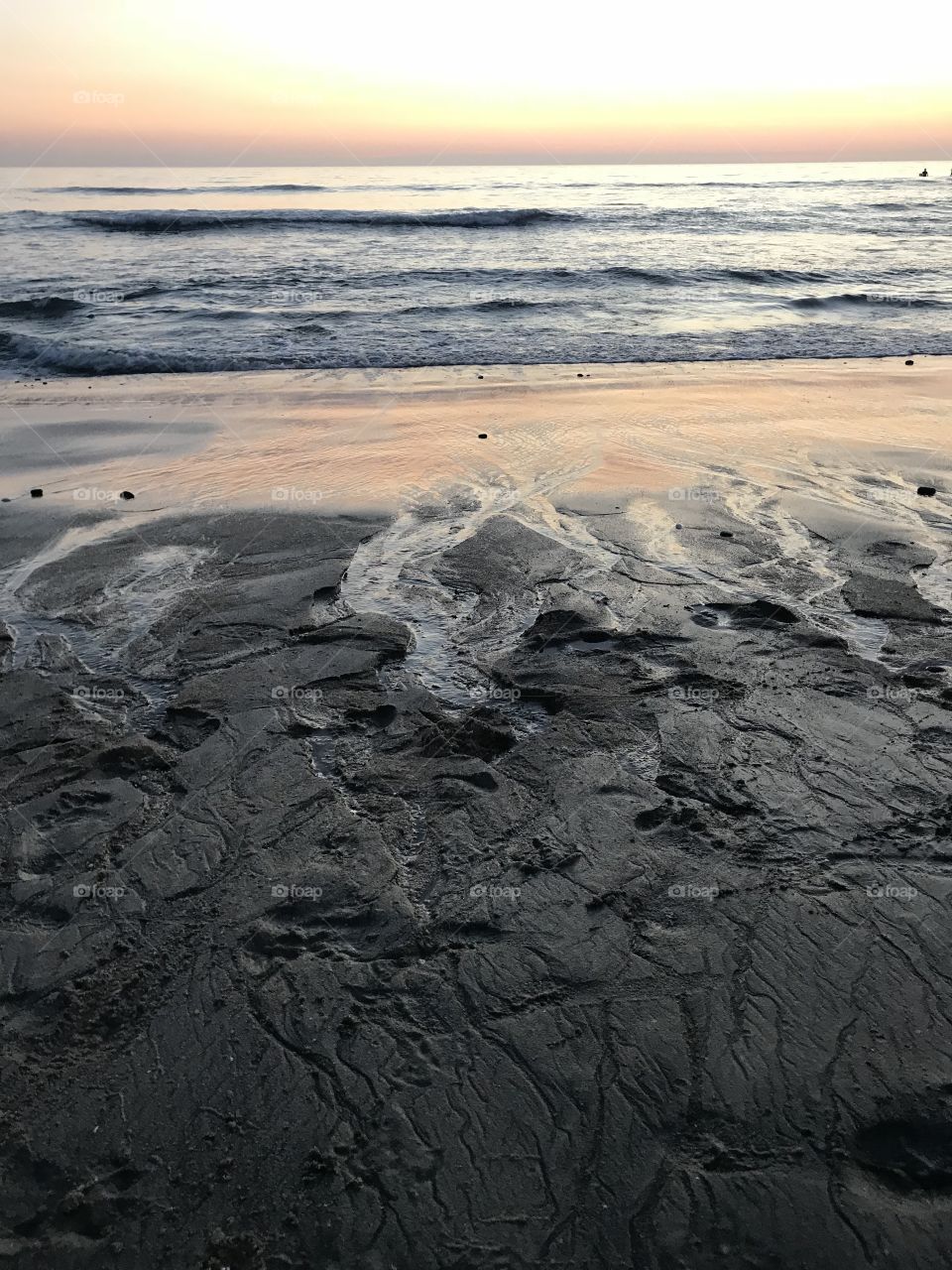 Watery sand