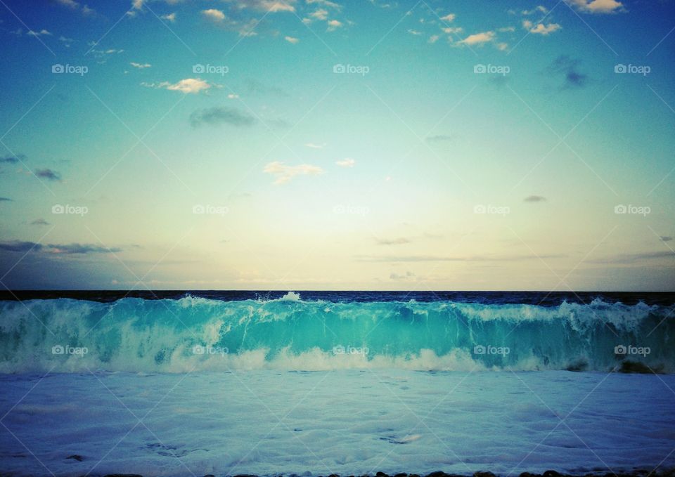 Waves crashing. Hualien, Taiwan 