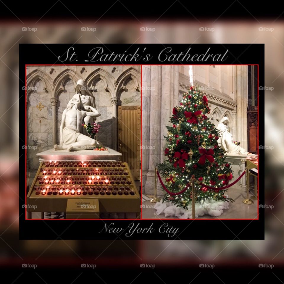 Christmas, St. Patrick's Cathedral Church, New York City. Instagram,@PennyPeronto