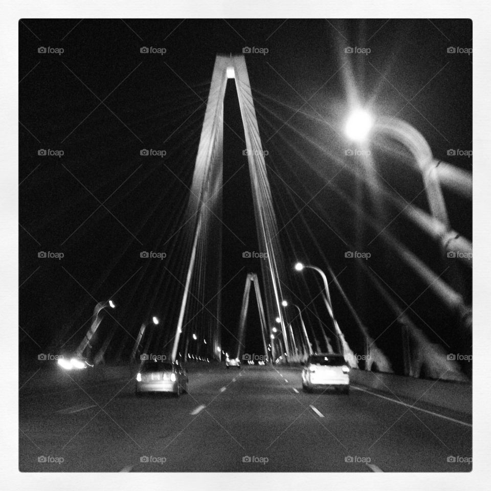 Charleston SC Bridge. Arthur Ravenel Bridge