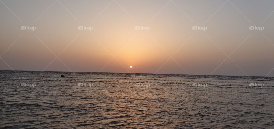 jampore beach, daman, gujarat, india