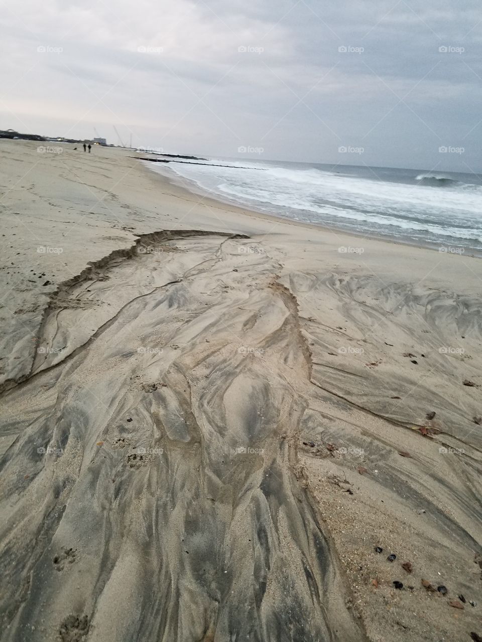 marbled sand