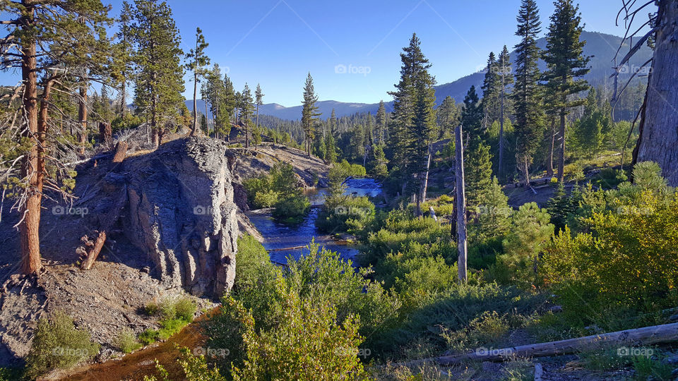 Scenic view of mammoth in california