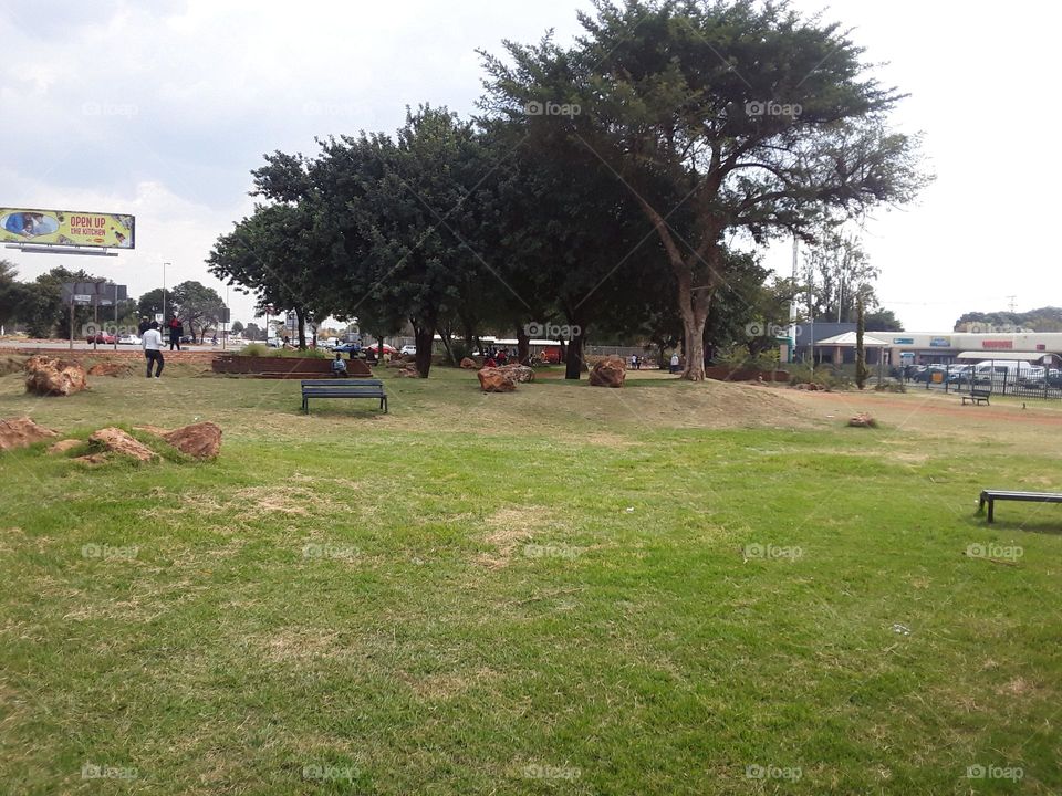 A beautiful view of Vosloorus park.