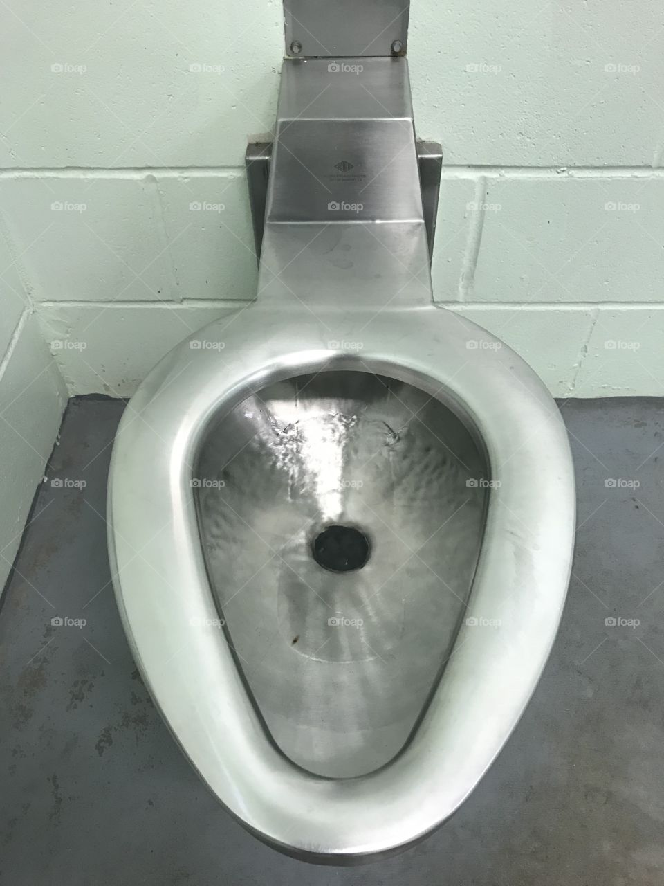 Metal toilet