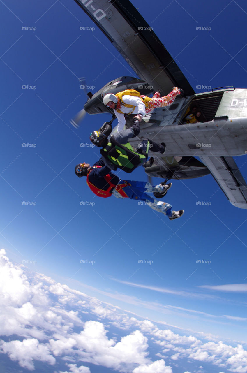 beach 2012 sylt skydiving by seeker