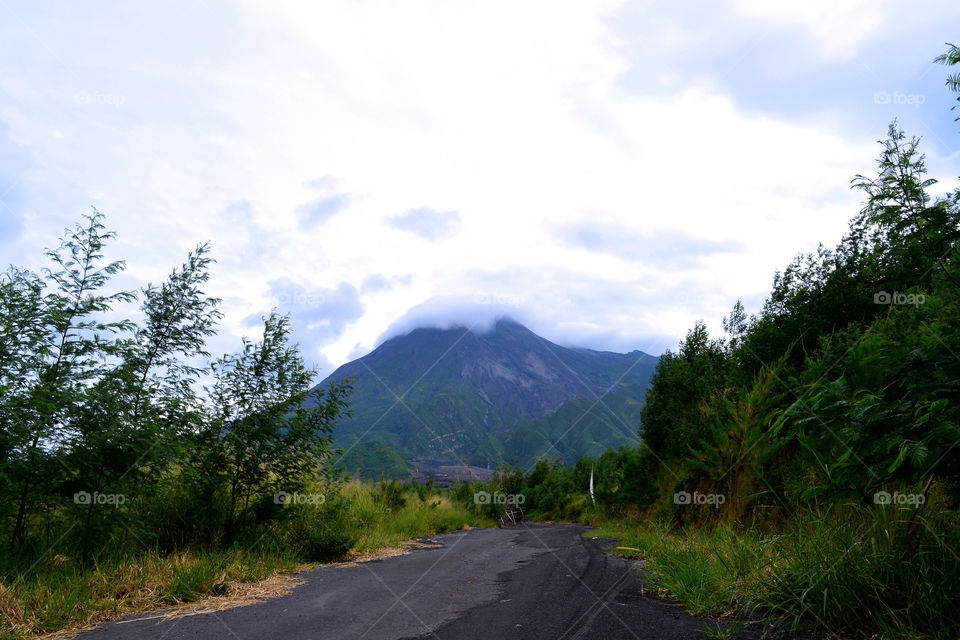 After the eruption of Mount Merapi in October 2010 in the Gumuk Petung area, Kepuh Harjo, Cangkringan. Friday March 2012.