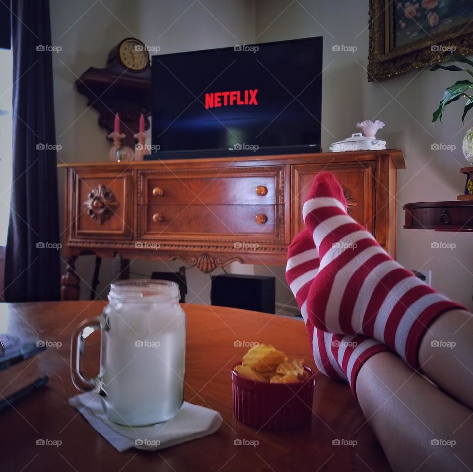 Watching Netflix