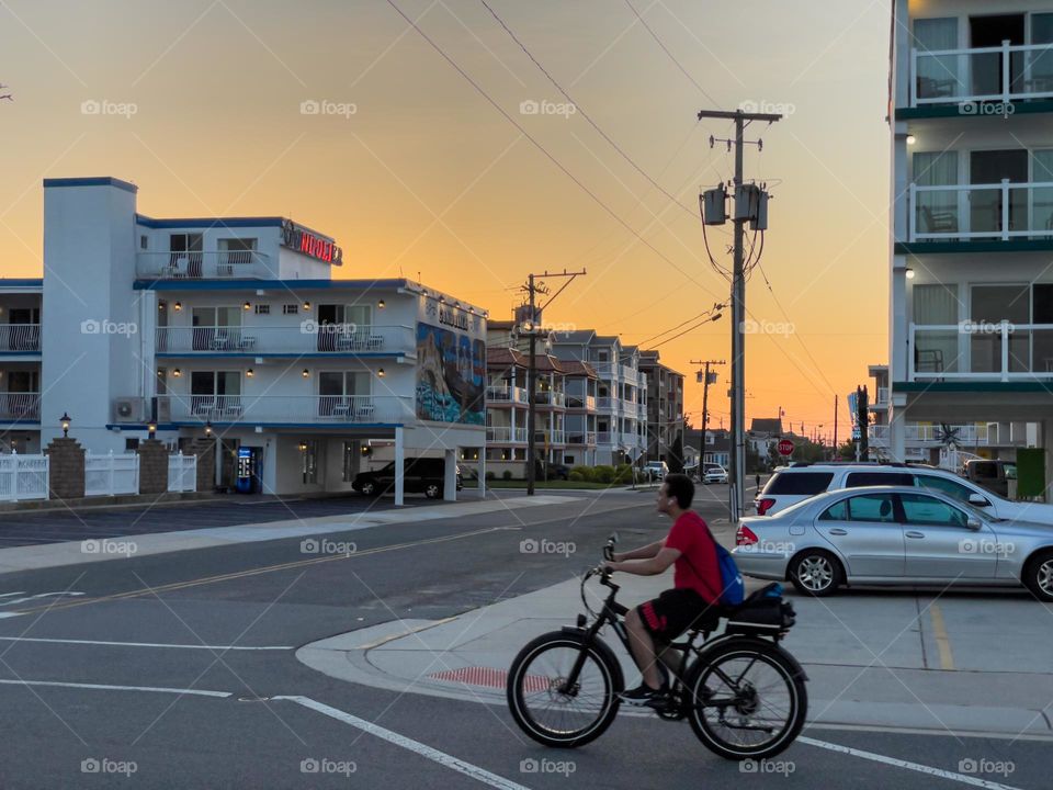 Riding into the Sunset at Wildwood