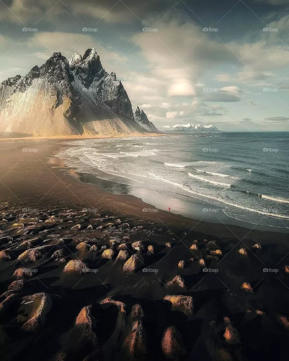 natural sky water mountain view