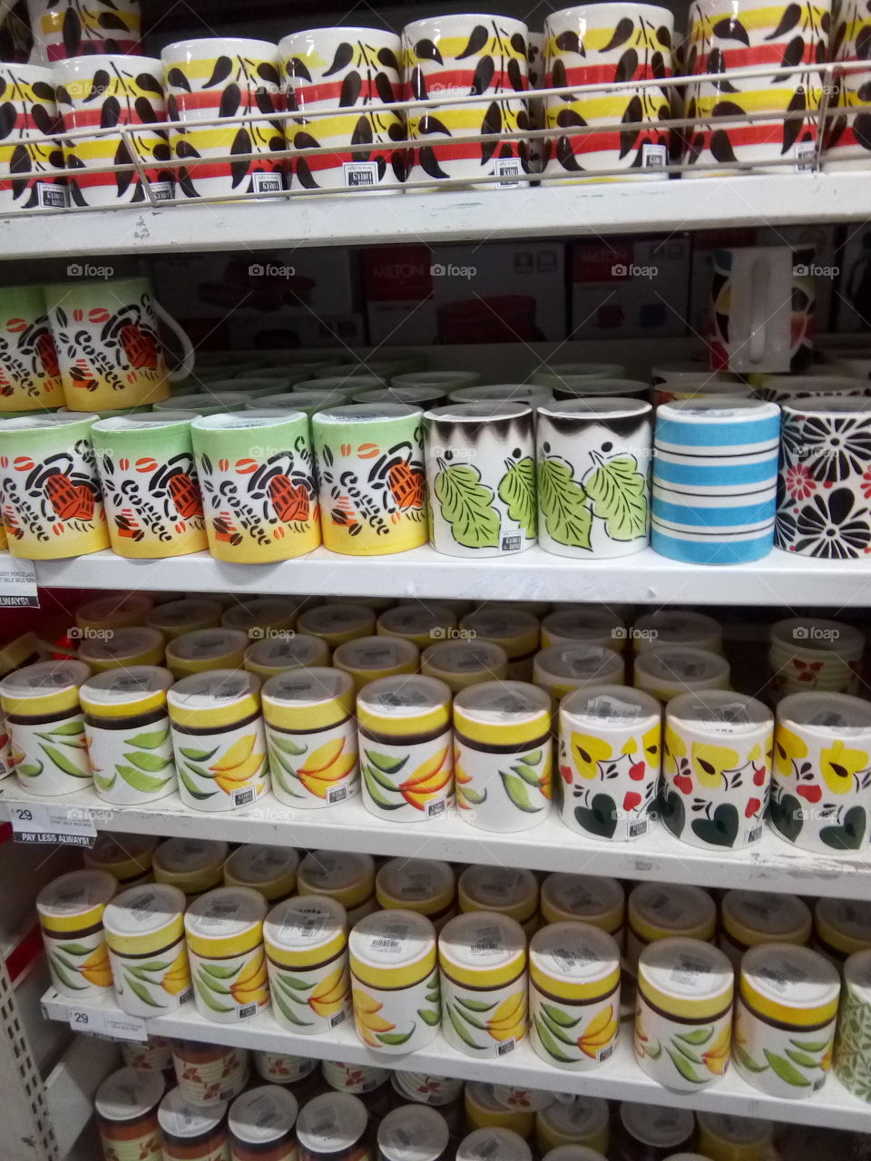 different designed cups