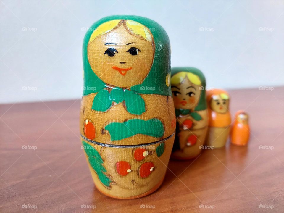 wooden toy matryoshka