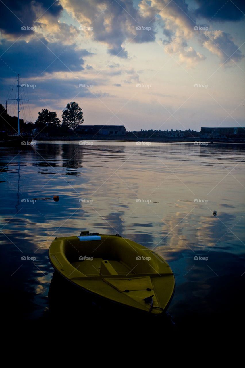 Yellow boat