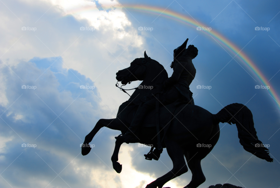 new orleans sky clouds statue by lightanddrawing