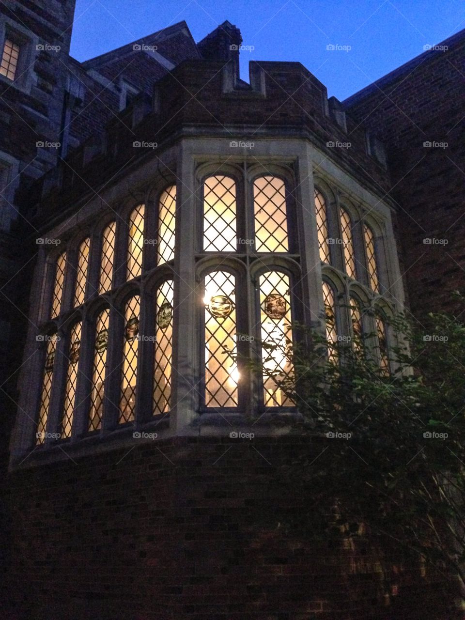 Calhoun Windows at Night