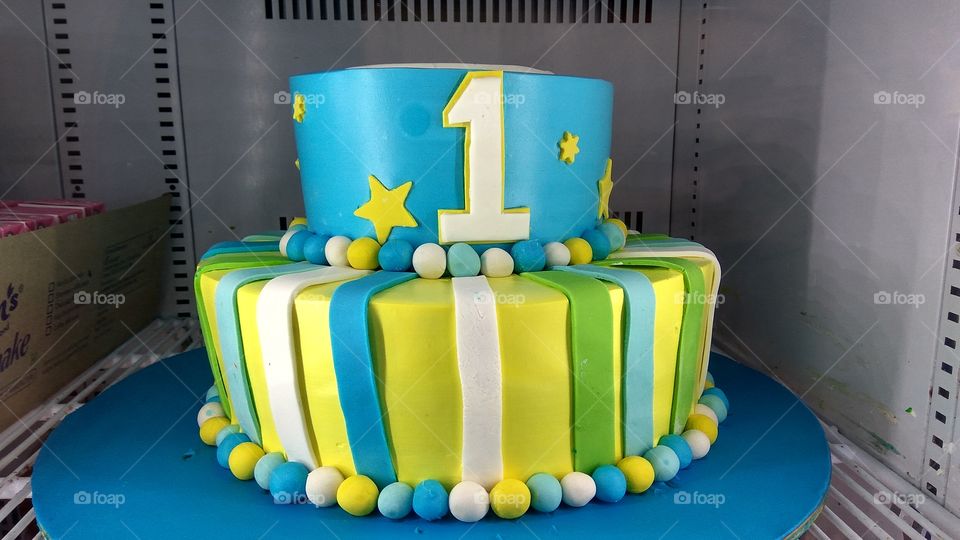 cake of nuber one we celebration my goal reached