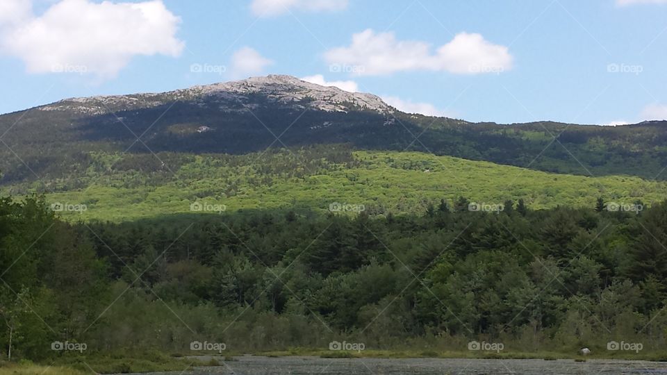 Mount Monadnock. Late spring, Jaffrey, NH.
