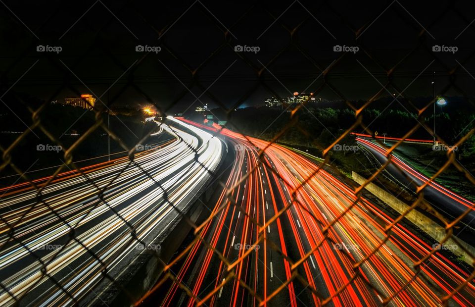 Atlanta's nighttime traffic