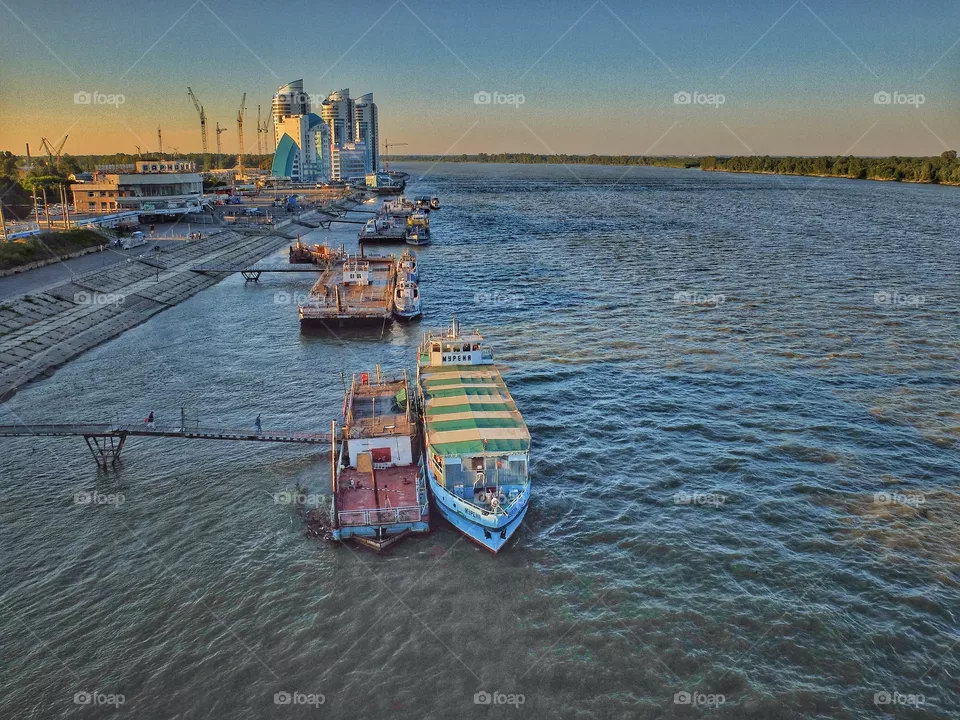 Ob river. 
