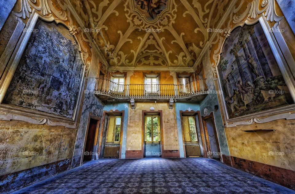 abandoned villa