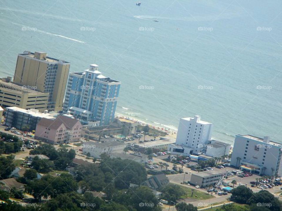 Myrtle Beach from sky