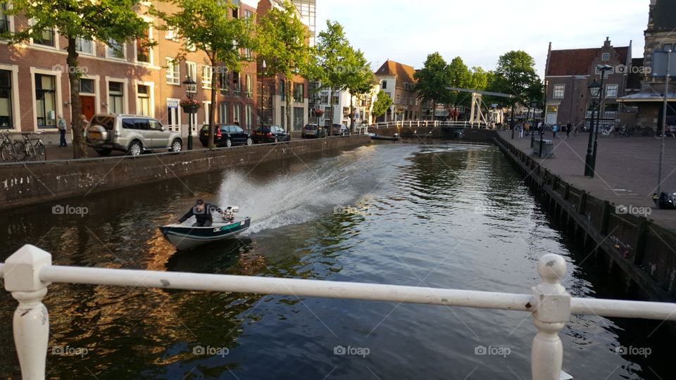 Canal Alkmaar The Netherlands