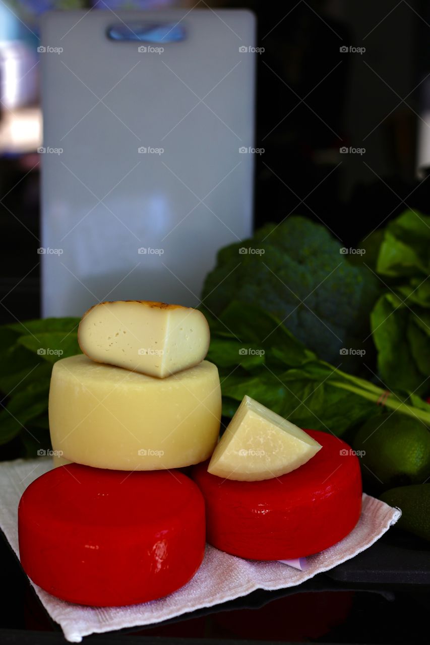 Cheese and vegetables 