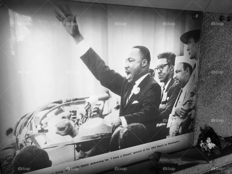 From the Martin Luther King memorial, in San Francisco 