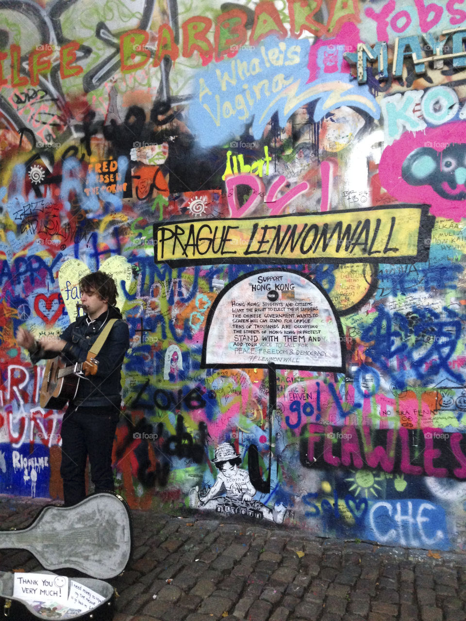 John Lennon's wall | Praha