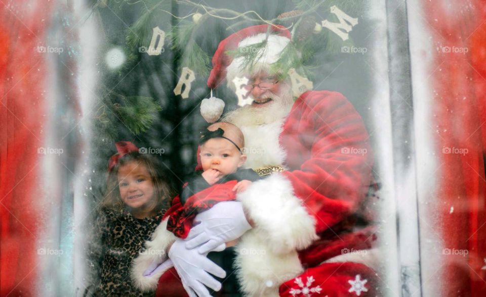 Santa in the window