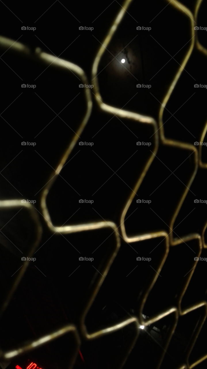 View outside a train window.