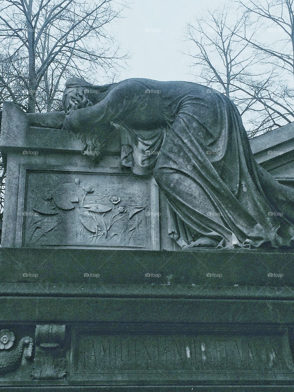 Weeping for lost love 
