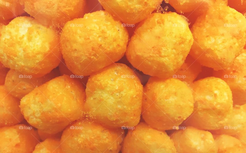 Orange Color Story - cheese puffs