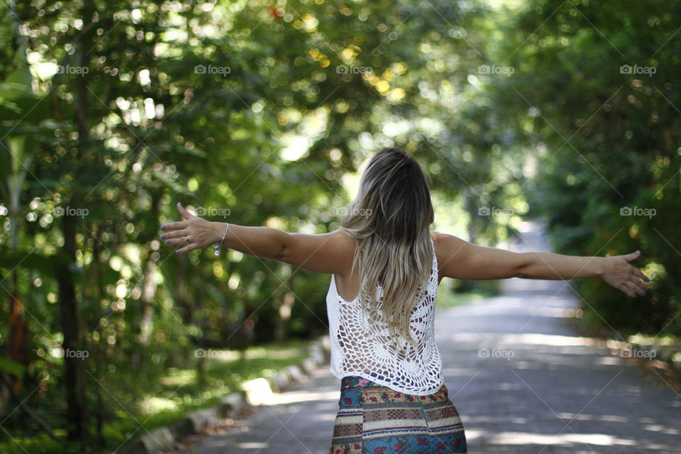 girl in nature