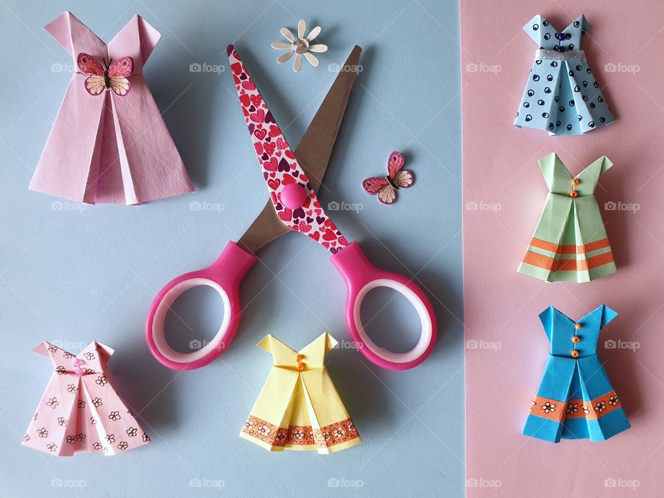 Origami, Paper dresses